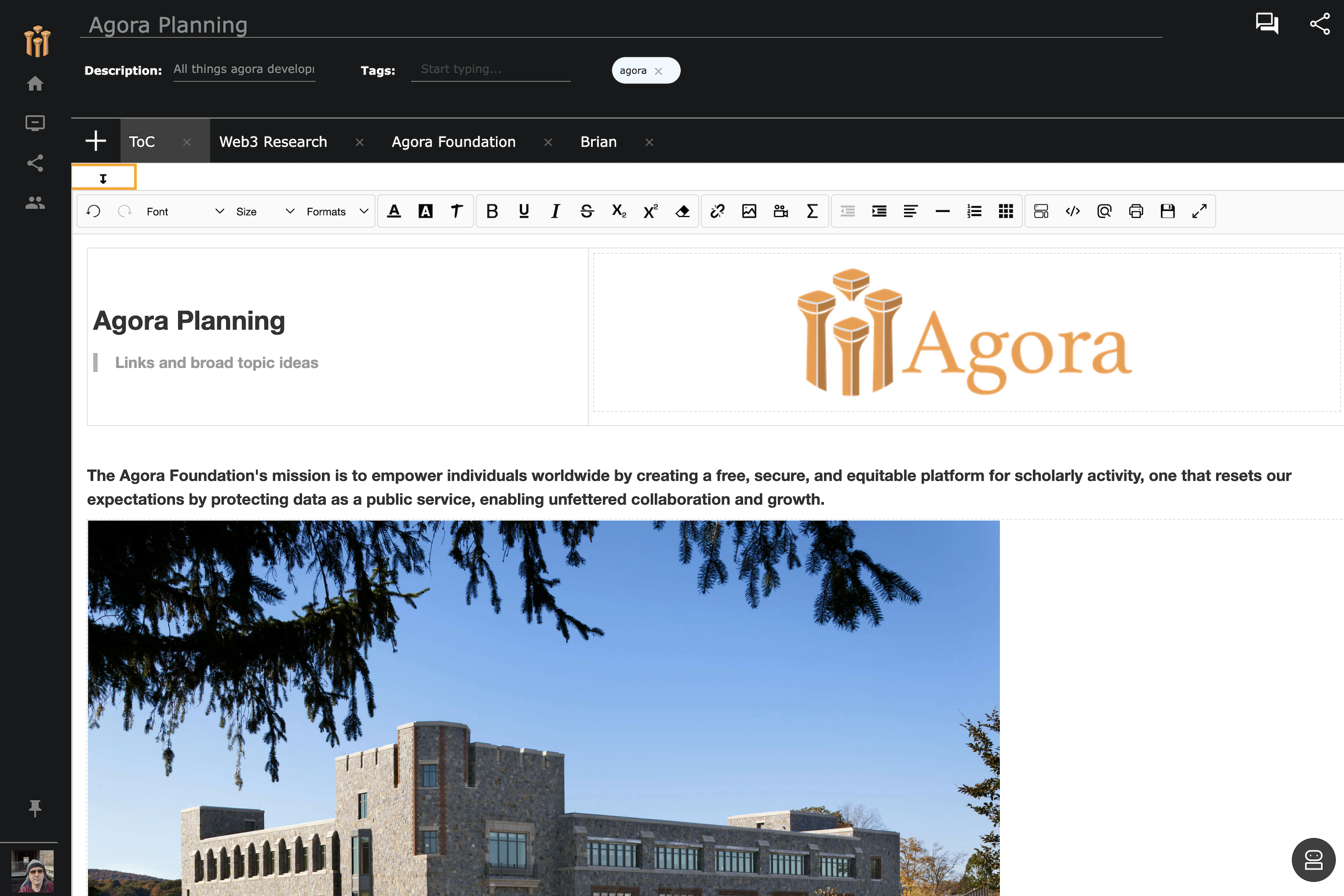 Agora Worspace with Agnes AI
